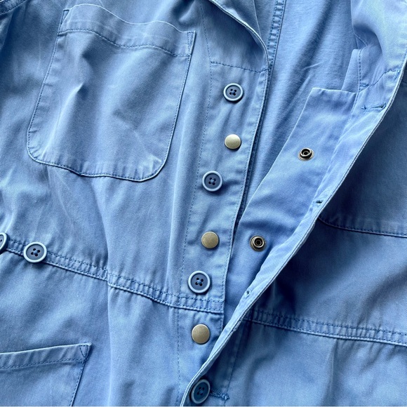 PISTOLA Grover Jumpsuit in Ocean Blue. Casual & Chic. NWOT Size Large (fit 8-12) - Picture 13 of 16